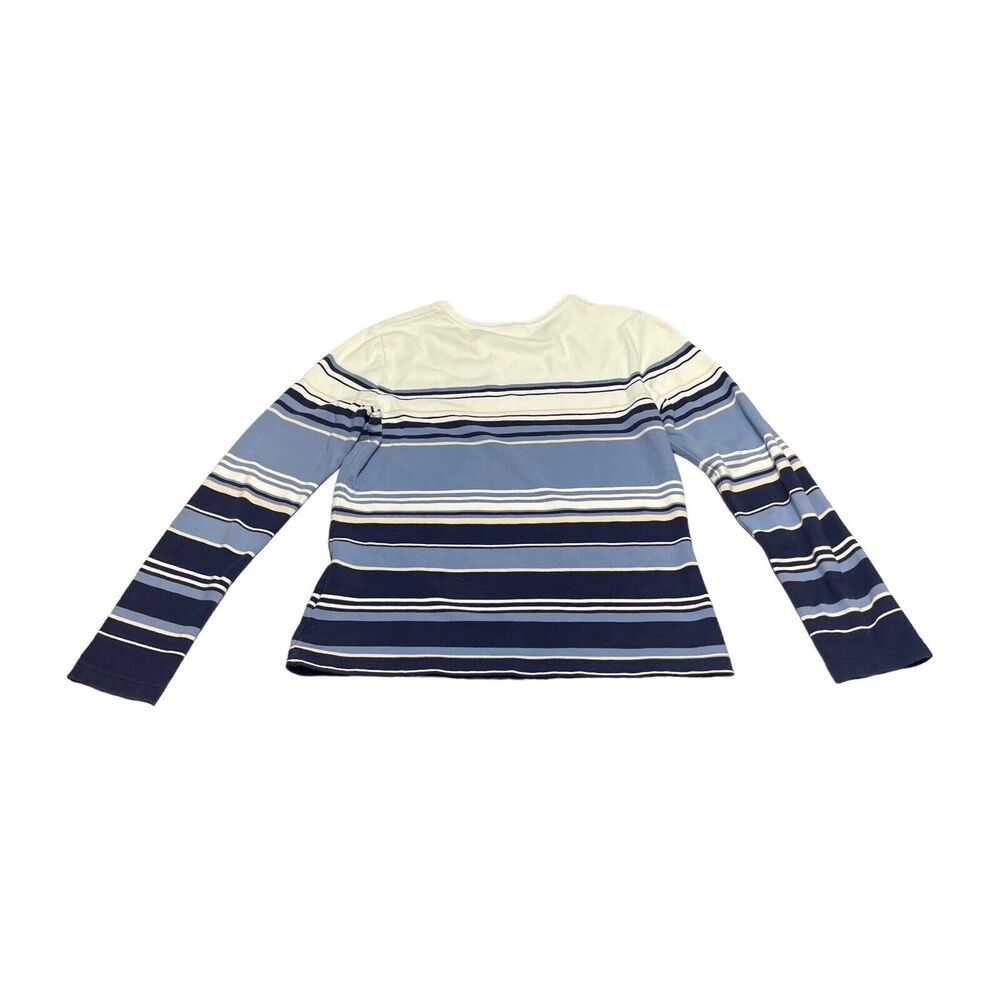 Croft & Barrow Striped Shirt Long Sleeve Pullover Stretch Women’s Size Small - Picture 3 of 8